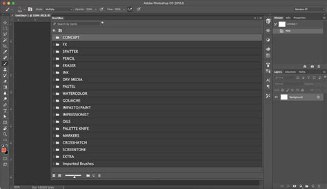 BrushBox Plugin to Organize Photoshop Tools/Brushes