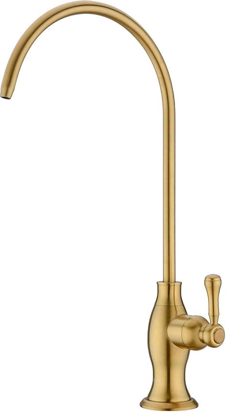 Brushed Gold Drinking Water Purifier Faucet, Delle Rosa Gold …