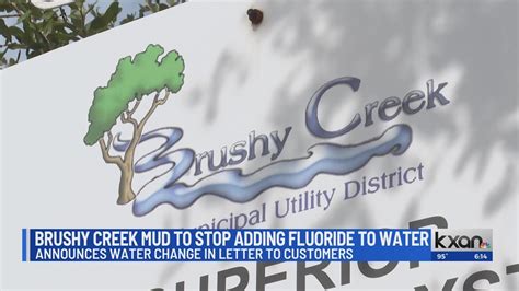 Brushy Creek MUD to stop adding fluoride to water supply