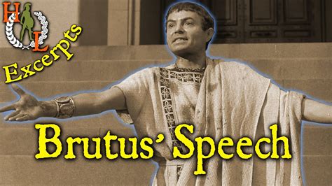 Brutus Speech At Caesar