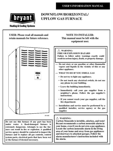 Bryant furnace owner s manual 80. - The manual what women want and how to give it them w anton.