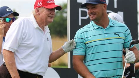 Bryson DeChambeau on Trump: