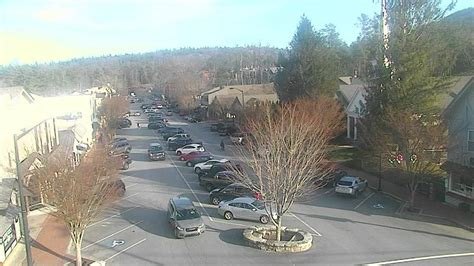 Perhaps one of the town’s greatest assets is its unique and lively Main Street, featured here on this webcam. From its local restaurants and breweries serving up local options, to its diverse stores, Waynesville offers attractions and shopping for all. Located atop the Mast General Store in Waynesville, NC, this webcam gives a great look at ... . 