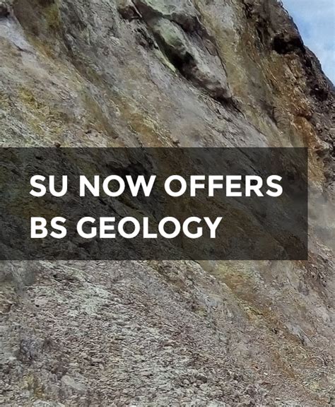 SU now offers BS Geology Silliman University (SU) offers the Bachelor of Science in Geology program, effective SY 2020-2021. The admission requirements and screening …. 