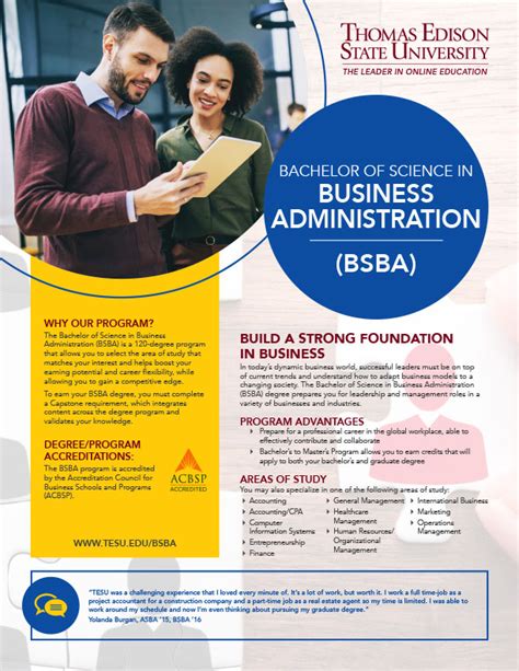 In the Bachelor of Science in Business Administration major in Business Management, our students learn to integrate operations, marketing, finance, human resource management, strategic management and corporate social responsibility making them versatile professionals in any industry. The degree promotes critical thinking and practical .... 