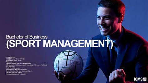 Bs in sports management. The BS in Sport Management is designed to help students develop the skills needed to run sports and recreational programs that contribute to the physical, ... 