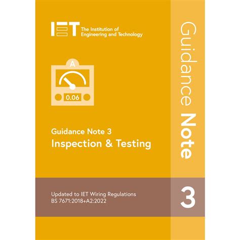 Bs7671 inspection and testing guide note 3. - Conocimiento en accion - como las organizaciones.