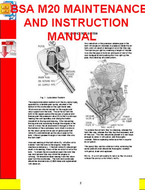 Bsa m20 maintenance and instruction manual. - Manual java download for all operating systems.