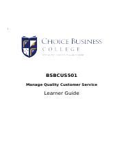 Bsbcus501a manage quality customer service learner guide. - Gregg reference manual basic worksheets grammar usage and style.