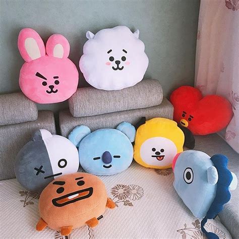 Bt21 Plush Pillow - Etsy