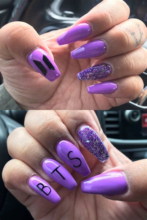 Bts inspired acrylic nails. Things To Know About Bts inspired acrylic nails. 