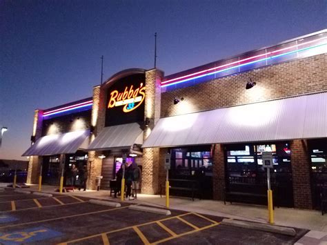 Bubba's restaurant. Tuesday 11:00am—11:00pm. Wednesday 11:00am—11:00pm. Thursday 11:00am—11:00pm. Friday 11:00am—11:00pm. Saturday 11:00am—11:00pm. Bubba's 33 has a location in Pensacola, FL. You can enjoy delicious, scratch-made food by visiting us at 7001 North Davis Highway , Pensacola, FL 32504. 