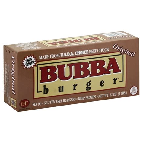 Bubba burger. SPICE IT UP! 100% USDA Choice Chuck and real jalapeño peppers with no preservatives, no additives, and all the juicy flavor you expect from a BUBBA burger®. This BUBBA burger® is perfect for when you’re looking to add a little heat to your next meal, or spice up at your next family cookout. We know you can’t wait to take a bite and lucky ... 
