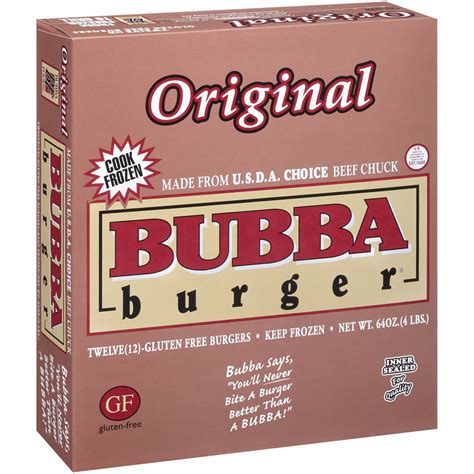 Buy Angus Beef BUBBA Burger, 12 pk./5.3 oz. from BJs WholeSale Club. Made with no fillers, it has all of the taste, texture and flavor. Order online today for free delivery. Buy Now. Enable Accessibility Save 50¢/gal on your same-day fill-up* when you first spend $150 in-club or with curbside pickup. .... 