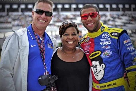 Bubba wallace parents photo. Nearly 58 years passed between Wendell Scott becoming the first Black driver to win a NASCAR national series race in 1963 and Bubba Wallace in 2021 becoming the second. A third name joined that ... 