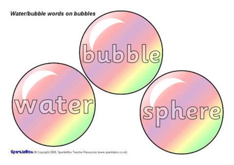 Bubble Words - 400+ Words Related to Bubble