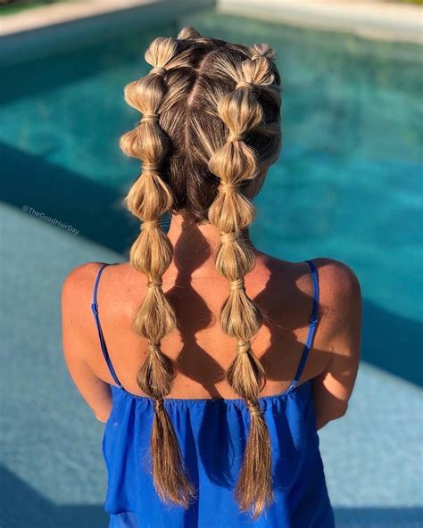 Bubble braids. Hey everyone in today’s video I am going to be showing you how to do a bubble braid ponytail! I’ve been wearing this hairstyle a lot lately and was requested... 