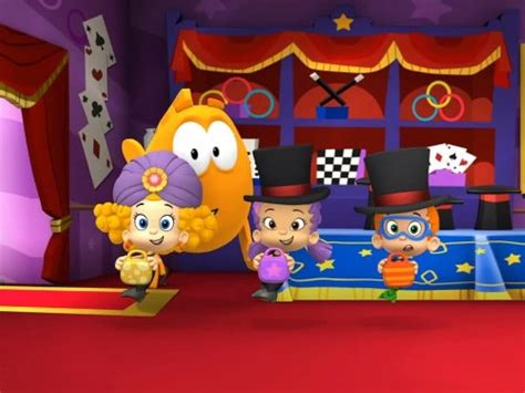 Bubble guppies bubble cadabra. • Bubble-Cadabra! • Only the Sphinx Nose! • Sir Nonny the Nice! • Bubble Duckies! • Triple-Track Train Race! • Bring on the Bugs! • Good Hair Day! Season 3. Get Ready for School! • The Police Cop-etition! ... Bubble Guppies Wiki is a FANDOM TV Community. 
