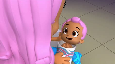 This is the second appearance of Mia, Molly's baby sister since her debut in Bubble Baby!. This also marks the second appearance of Guppy Girl and Bubble Boy since Super Guppies! The Guppies all wore the same outfits from the second said episode, with Zooli wearing her police outfit. This is the first and only episode in Season 5 that doesn't feature a lunchtime joke. This was because Ms. Goo .... 
