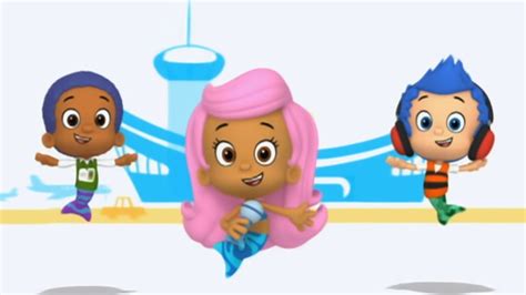 Here's the "get on a plane" song from Bubble Guppies, it's fun to get on airplanes! We're gonna fly in the sky on an airplanes!lyrics: Molly: Today, we're go.... 