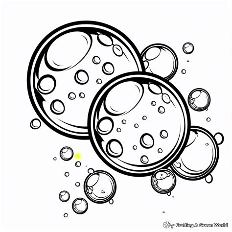 Bubbles Coloring Sheets