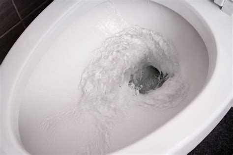 Bubbles in toilet. There are several reasons why a toilet might bubble. The first reason why a toilet will bubble is because the drain or overflow openings have been clogged with debris. If these openings are clogged, over time air cannot flow through them properly. As a result, the trapped air creates pressurized gas that has no other outlet except for up into ... 