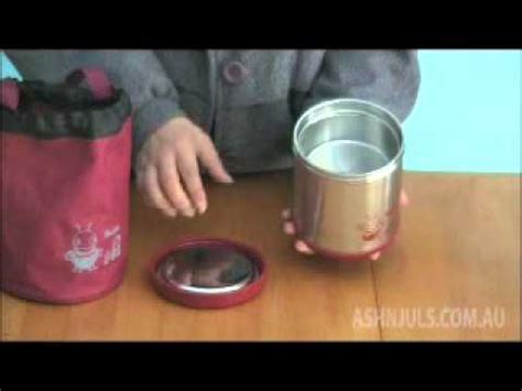 Bubee stainless steel lunch box 850ml - YouTube