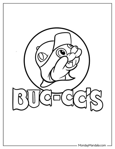 Buc Ees Coloring Page