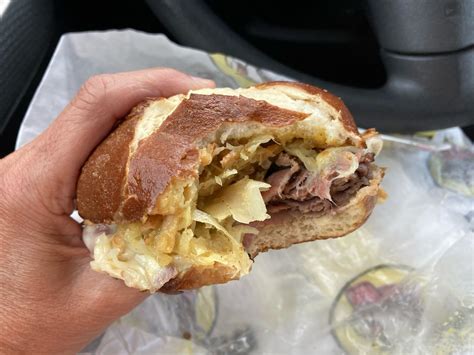 Nov 10, 2023 ... ... Buc-ee's: BBQ sandwiches. Available sandwiches include chopped brisket, chopped brisket with onions and pickles, the signature Club (ham ...
