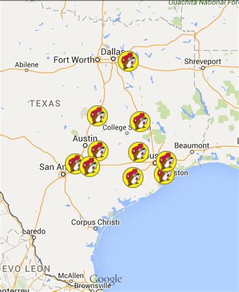 Buc ee's map locations. Buc-ee’s has cultivated a following larger than the travel center chain’s locations. The loyal are drawn to the chain's plethora of food options and award-winning cleanliness. 