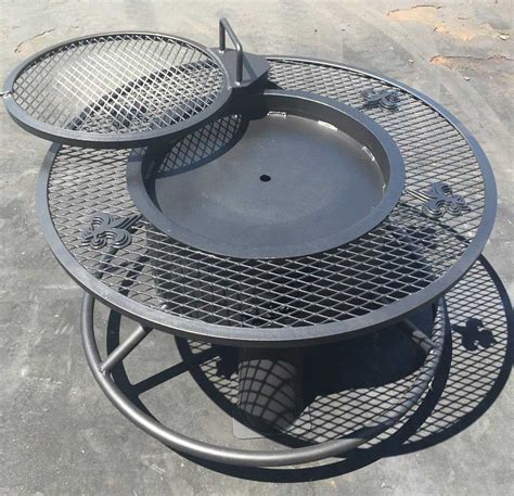 The fire box has a fire grate designed to promote air flow and sliding cooking grate. 20" All American BBQ Pit: Firebox: 20" wide x 20" long Grill Section: 20" diameter x 36" long with an upper grate Price $1,350.00 -- Free shipping and crating 16" All American BBQ Pit: Firebox: 16" wide x 18" long Grill Section: 16" diameter x 30" long