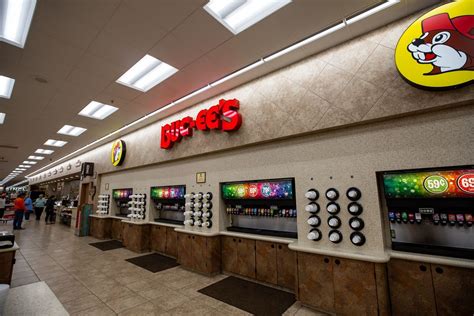 Buc-ee's is a mega-gas station chain with 47 locations in southern states like Texas, Alabama, Georgia, Florida, Kentucky, South Carolina and Tennessee. It's known for its unique product .... 