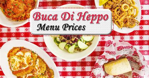 Buca di beppo italian restaurant carlsbad menu. And so, in 1993 in a tiny basement in Minneapolis, Buca Little Italy (soon to become Buca di Beppo—loosely translating to "my buddy's basement") was born. In the beginning Buca was never ... 
