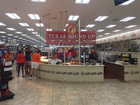 A sign for a Buc-ee's convenience store in Terrell. Allison V. Smith for Washington Post via Getty Images. You can't stop in Texas and not make a visit to one of the iconic Buc-ee's gas station. A .... 