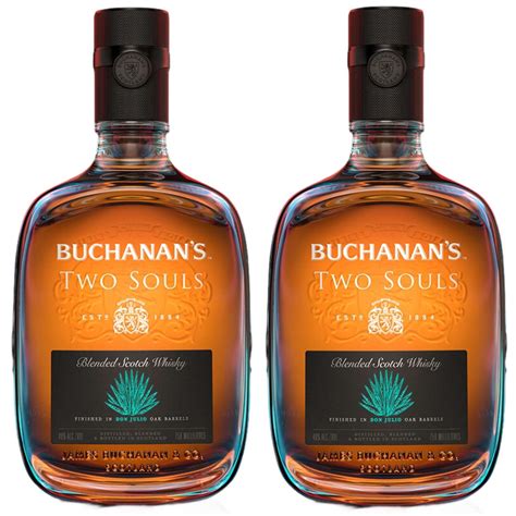 Buchanans two souls. Whisky Buchanans Two Souls. 750ml ＋ － Agregar $ 390. 000. Whisky Buchanans Special Reserve 18 Años Escocés. 750ml ＋ － Agregar $ 231. 000. Whisky Buchanans Master Blended Litro Escocés. 