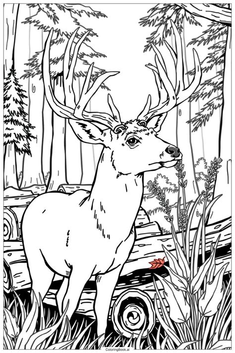Buck Coloring Shee