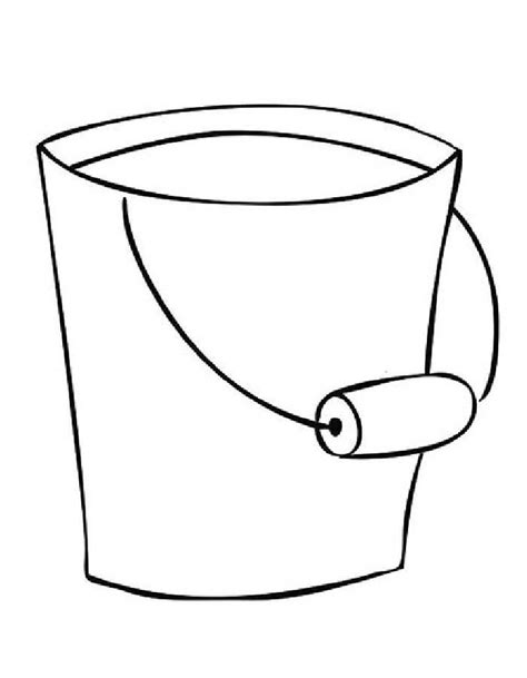 Bucket Coloring Pages