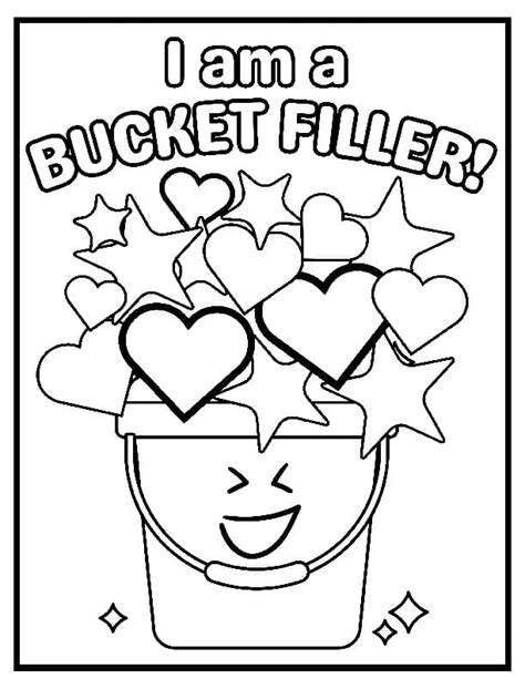 Bucket Filler Coloring Shee