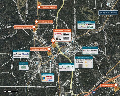 Buckhead Station Shopping Center Map - Mall - Mapcarta