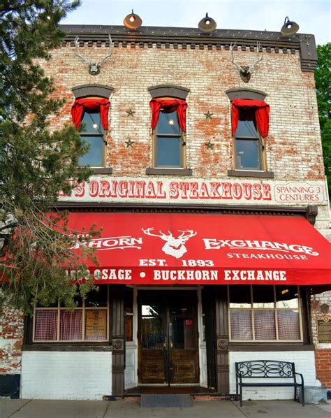 Buckhorn exchange steakhouse. Nov 24, 2009 · Founded in 1893, the Buckhorn Exchange displays antique weapons, hundreds of mounted animal heads, and other assorted taxidermy upon its bright red walls. In addition to the old-timey stuffed ... 