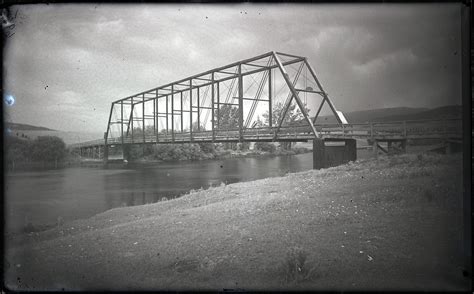 Buckhouse bridge, Bitterroot River Montana History Portal