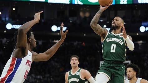 Bucks roll to 146-114 blowout as Pistons suffer their 23rd consecutive loss