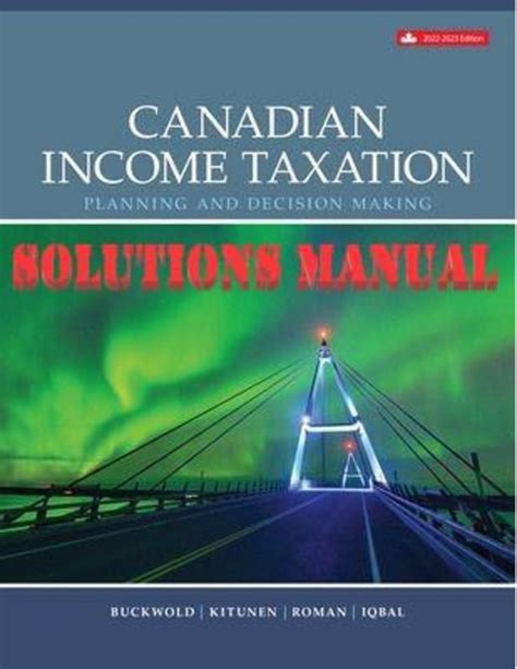 Buckwold canadian income taxation solution manual. - Conceptos de computacion - 2b* edicion.