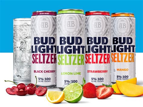 Bud light seltzer. The Bud Light Seltzer variety pack features 12 cans total (for around $20), with three cans each of mango, black cherry, tangerine, and watermelon flavors (it’s pretty much a fruit salad in a box!). If you need even more options, check out the Bud Light Seltzer Retro Tie-Die Hard Seltzer variety pack, a psychedelic 12-pack that features fun ... 