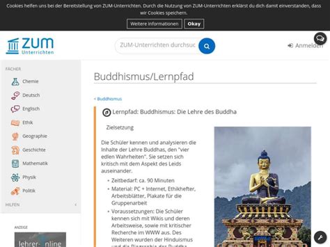 Buddhismus/Lernpfad – ZUM-Unterrichten