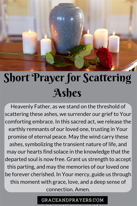 Buddhist prayers for scattering ashes. .  ...