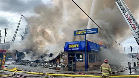A massive fire at Buddy’s Home Furnishings on Tuesday has destroyed the Pacific Avenue business and its building. After being a focal point in Tacoma’s business landscape for years .... 