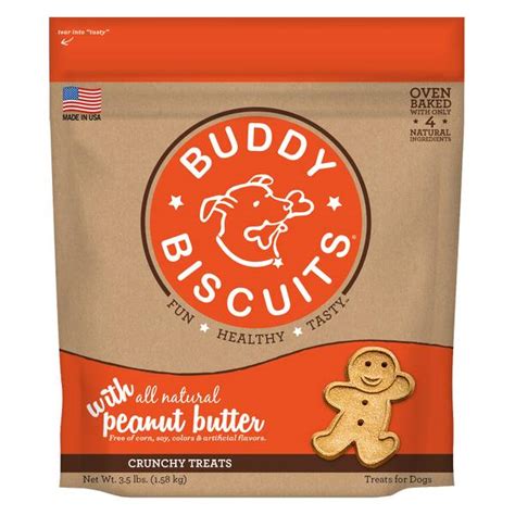 Buddy Biscuits Oven Baked Treats with Peanut Butter, Whole Grain …