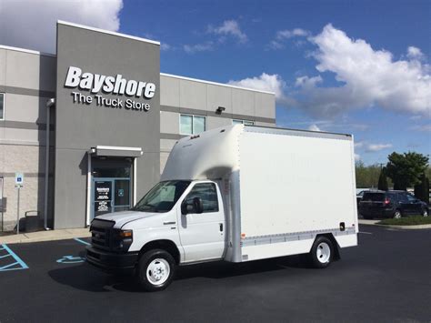 Budget box trucks for sale. Check out our cool cargo vans and sturdy 10-foot and 16-foot box trucks (10-foot units have step bumpers, and 16-foot units have walk-up ramps) that feature conventional cut-away cabs manufactured by General Motors and Ford. We also carry 16-foot box, cab-forward trucks (tilt master), many (such as the Isuzu NPR series) with hydraulic lift gates. 