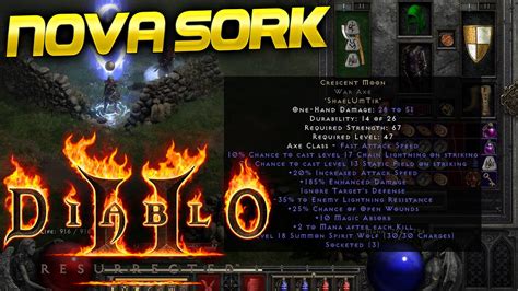 The Nova Sorc is once again a viable, and extremely strong build thanks to the introduction of the Sunder Charms. It uses Nova for attacking, Static Field for reducing monster lives, Teleport for movement and Energy Shield for survivability boost. Since Nova consumes a lot of mana, the build requires a high mana budget, so making the Nova Sorc ... .